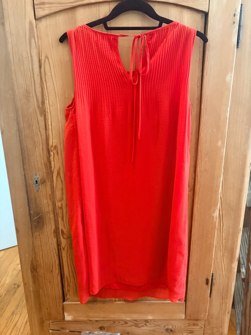 Max Studio Red Sleeveless Shift Dress sz XS - Picture 3 of 3